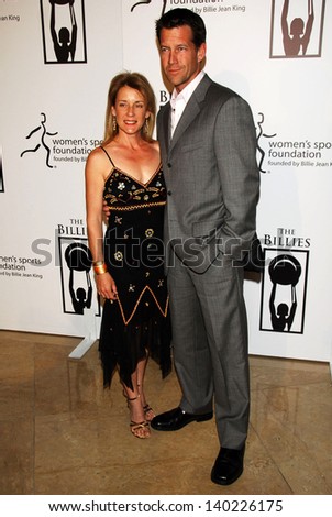 BEVERLY HILLS - APRIL 20: James Denton and wife Erin at the inaugural The Billies presented by The Women\'s Sports Foundation at Beverly Hilton Hotel on April 20, 2006 in Beverly Hills, CA.