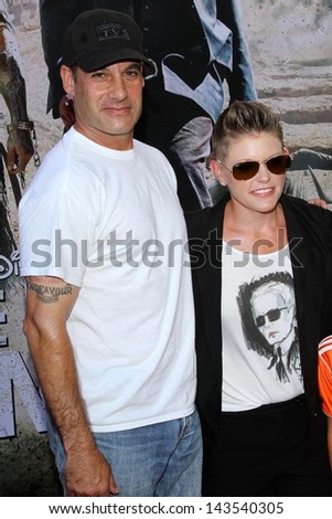 Natalie Maines and Adrian Pasdar at \
