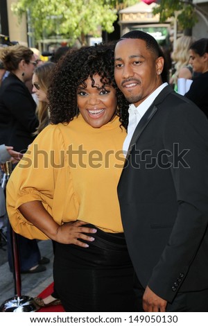 Brandon T. Jackson and Yvette Nicole Brown at the \