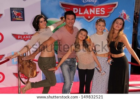Lorenzo Lamas and family at the World Premiere Of Disney\'s Planes, El Capitan, Hollywood, CA 08-05-13