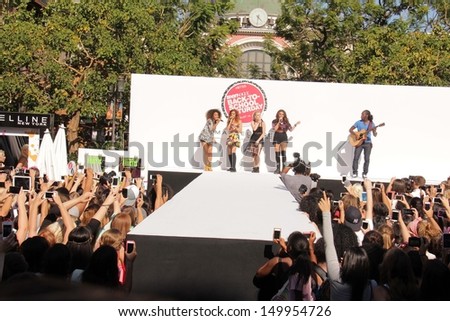 Little Mix at Teen Vogue\'s Back-To-School Saturday Kick-Off Event, The Grove, Los Angeles, CA 08-09-13