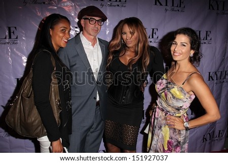Traci Bingham and friends at the Have Faith Swimgerie By Lilly Ghalichi And Jennifer Stano David 2014 Collection Preview, Kyle By Alene Too, Beverly Hills, CA 08-20-13