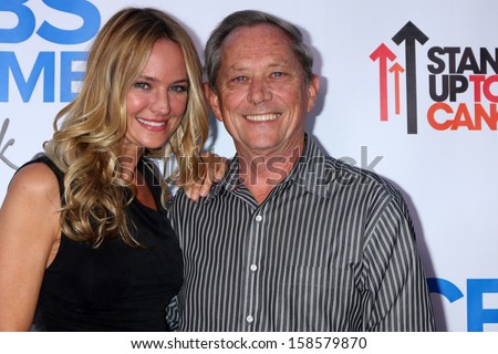 Sharon Case, father Jim Case at the CBS Daytime After Dark Event, Comedy Store, West Hollywood, CA 10-08-13