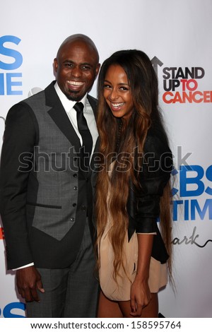 Wayne Brady and girlfriend Marissa at the CBS Daytime After Dark Event, Comedy Store, West Hollywood, CA 10-08-13