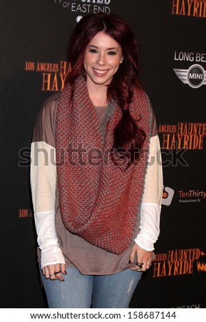 Jillian Rose Reed at the 8th Annual LA Haunted Hayride Premiere Night, Griffith Park, Los Angeles, CA 10-10-13