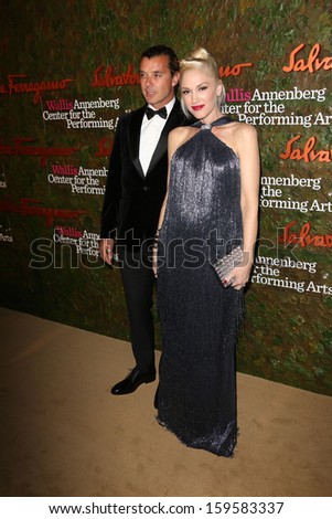 Gwen Stefani and Gavin Rossdale at the Wallis Annenberg Center For The Performing Arts Inaugural Gala, Wallis Annenberg Center For The Performing Arts, Beverly Hills, CA 10-17-13