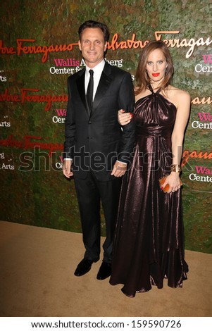 Liz Goldwyn and Tony Goldwyn at the Wallis Annenberg Center For The Performing Arts Inaugural Gala, Wallis Annenberg Center For The Performing Arts, Beverly Hills, CA 10-17-13