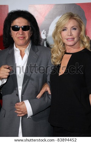 Gene Simmons, Shannon Tweed at the \