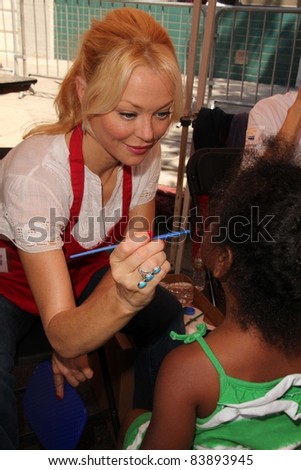 Charlotte Ross at the Skid Row Block Party at the Los Angeles Mission, Los Angeles, CA. 08-27-11
