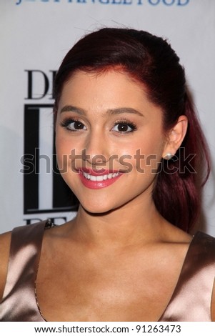 stock photo Ariana Grande at the 2011 Divine Design Gala Beverly Hilton 