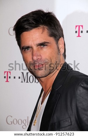 John Stamos at Google And T-Mobile Celebrate The Launch Of Google Music, Mr. Brainwash Studios, Los Angeles, CA 11-16-11