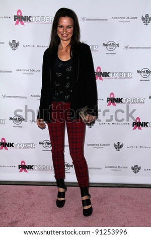 Mary Lynn Rajskub at Hard Rock Cafe\'s PINKTOBER Fashion Show, Hard Rock Cafe, Hollywood, CA 10-27-11