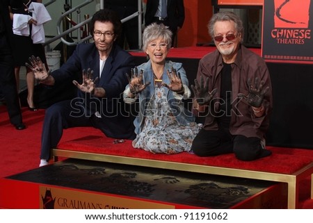 George Chakiris, Rita Moreno and Russ Tamblyn at the \