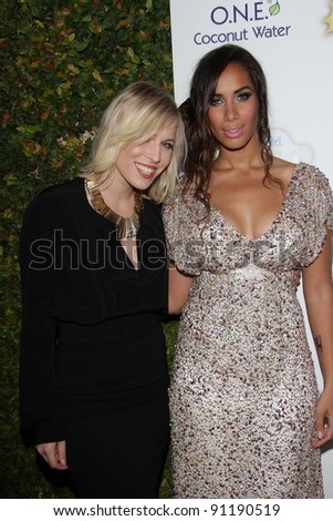 Natasha Bedingfield and Leona Lewis at An Evening With Leona Lewis And Friends Benefiting Hopefield Animal Sanctuary, Private Location, Beverly Hills, CA 11-19-11