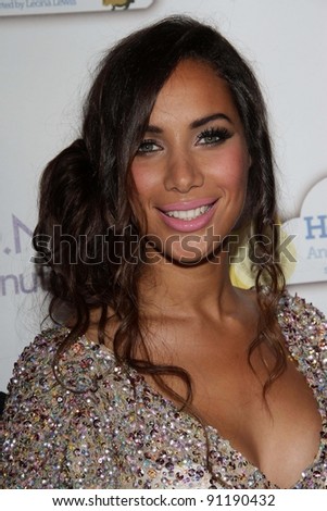 Leona Lewis at An Evening With Leona Lewis And Friends Benefiting Hopefield Animal Sanctuary, Private Location, Beverly Hills, CA 11-19-11