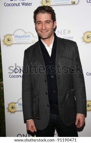 Matthew Morrison at An Evening With Leona Lewis And Friends Benefiting Hopefield Animal Sanctuary, Private Location, Beverly Hills, CA 11-19-11