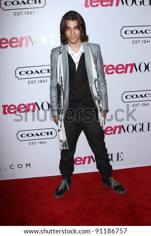 Blake Michael at the 9th Annual Teen Vogue Young Hollywood Party, Paramount Studios, Hollywood, CA 09-23-11
