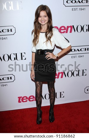 Ciara Bravo at the 9th Annual Teen Vogue Young Hollywood Party, Paramount Studios, Hollywood, CA 09-23-11