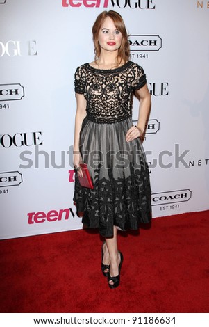 Debby Ryan at the 9th Annual Teen Vogue Young Hollywood Party, Paramount Studios, Hollywood, CA 09-23-11