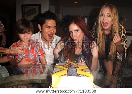 Cameron Lee, Phoebe Price, Lorielle New at Phoebe Price\'s Birthday Party, Private Location, Los Angeles, CA 09-27-11 EXCLUSIVE