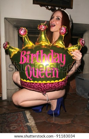 Phoebe Price at Phoebe Price's Birthday Party, Private Location, Los Angeles, CA 09-27-11 EXCLUSIVE