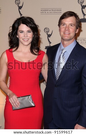 stock photo Lauren Graham and Peter Krause at the 4th Annual Television 