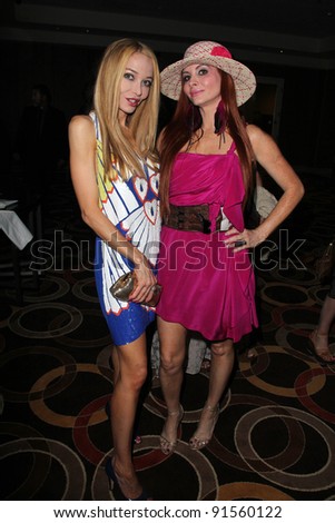 Lorielle New, Phoebe Price at the L.A. Fashion Industry Makes A Difference for Israel runway fashion show, Century Plaza Hotel, Century City, CA. 05-12-11