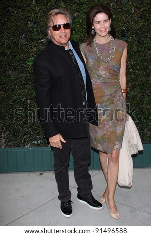 Don Johnson and Kelley Phleger at a Benefit Dinner For The Natural Resources Defense Council\'s Ocean Initiative hosted by Chanel, Privaye Location, Malibu, CA. 06-04-11
