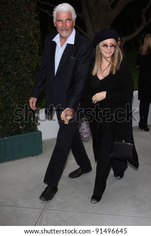 Barbara Streisand and James Brolin at a Benefit Dinner For The Natural Resources Defense Council\'s Ocean Initiative hosted by Chanel, Privaye Location, Malibu, CA. 06-04-11