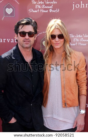 Patrick Dempsey and wife at the John Varvatos 8th Annual Stuart House Benefit, John Varvatos Boutique, West Hollywood, CA. 03-13-11