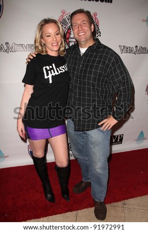 Jenny McShane and Scott Devine  at the Vera Mesmer Video Release Party, featuring Harry The Dog and Paula Labareas of ComicCosplay, Aqua Lounge, Beverly Hills, CA. 03-09-11