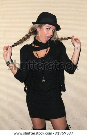 Bridgetta Tomarchio at a party for the premiere of the television movie \