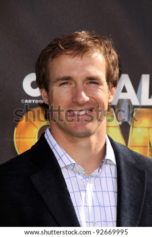 Drew Brees  at Cartoon Network\'s first ever \