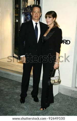 Tom Hanks and Rita Wilson at the Tom Ford Beverly Hills Store Opening, Tom Ford, Beverly Hills, CA. 02-24-11