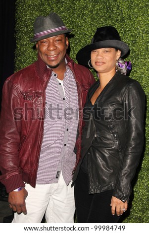 Bobby Brown and Alicia at the Black Eyed Peas 7th Annual Peapod Benefit Concert, Music Box, Hollywood, CA. 02-10-11