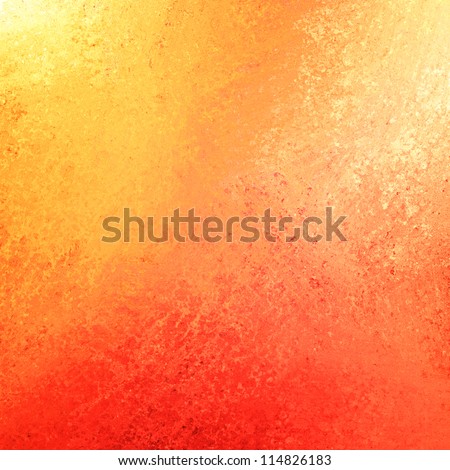 Abstract Orange Background Or Red Background With Bright Colorful Background With Vintage Grunge Background Texture Gradient Design Or Halloween Or Warm Autumn Background Invitation Or Web Template