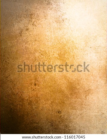 abstract brown background paper or white background wall design with gold beige vintage grunge background texture and warm sepia background light color on black border, blank web or template brochure