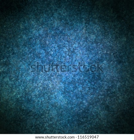 abstract blue background paper image with bright center spotlight, black vignette border or frame, vintage grunge background texture layout design of sponge paint canvas, beautiful luxury background