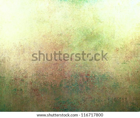 abstract green background layout design with vintage grunge background texture, pink or green blotchy gradient color with white blow out area for web template background white brochure paper backdrop