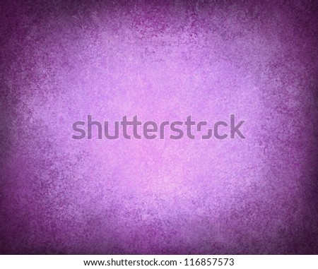 abstract purple background paper with bright center spotlight and dark black vignette border frame with vintage grunge background texture black edge paper layout design of graphic art paint canvas
