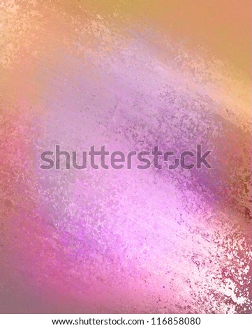 abstract pink background, purple peach and orange color splash border with deep vintage grunge background texture, multicolor distressed whited out background layout with text copyspace for brochure