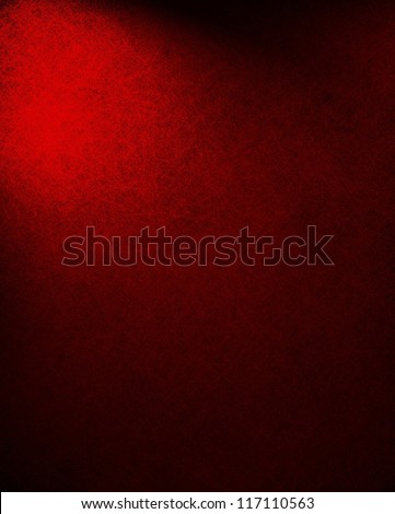 abstract red background or black background paper, Christmas color, dramatic contrast and vintage texture background grunge, dark border with corner spotlight, elegant formal background classic color