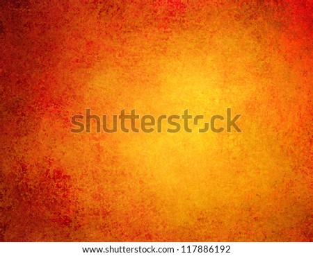 abstract orange background or red background with bright colorful background with vintage grunge background texture gradient design or Thanksgiving warm autumn background invitation or web template