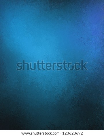blue vintage background black border edges with bright corner spotlight, vintage grunge background texture layout, abstract gradient background, luxury black blue paper or wall paint for brochure ad