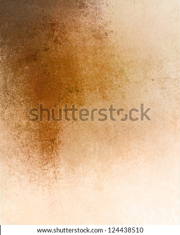abstract brown background or brown paper with warm color splash and pink white border frame of vintage grunge background texture layout design of dark sepia graphic art paint wallpaper for web