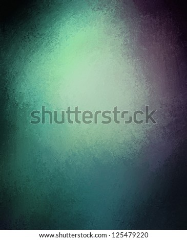 abstract blue background, light color center and black border with rough distressed vintage grunge background texture layout design, colorful gradient on multicolor paper, old retro style wall paint