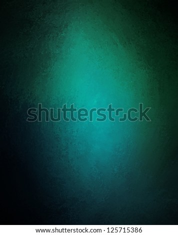 blue green background black border, bright center color splash, rough distressed vintage grunge background texture abstract design, website template background old messy retro wall paint, luxury paper