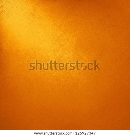 abstract orange background light yellow corner spotlight, faint dark orange vintage grunge background texture orange paper layout design for warm colorful background, rich bright hot sunny color