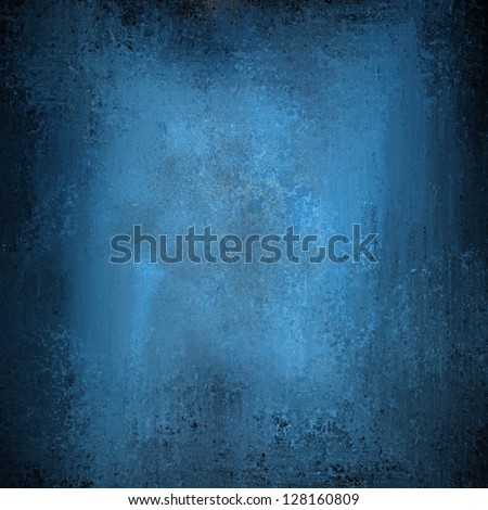 abstract blue background royal color black vintage grunge background texture grungy border, distressed old texture metallic shine, light blue background paper layout for brochure or web template back