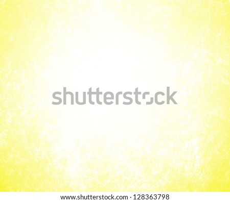 bright white background yellow border edges of vintage grunge background texture, white center for copyspace, hot sunshine background brilliant color frame, yellow sunny background, white paper, blank